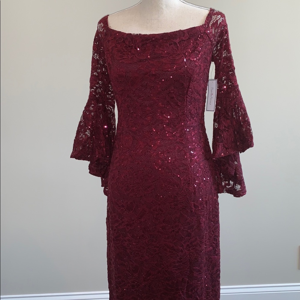 Midi Dress with Sequins
